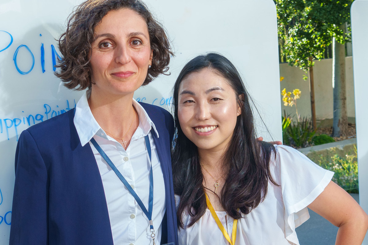 Fay Christodoulou and Laura Hsieh